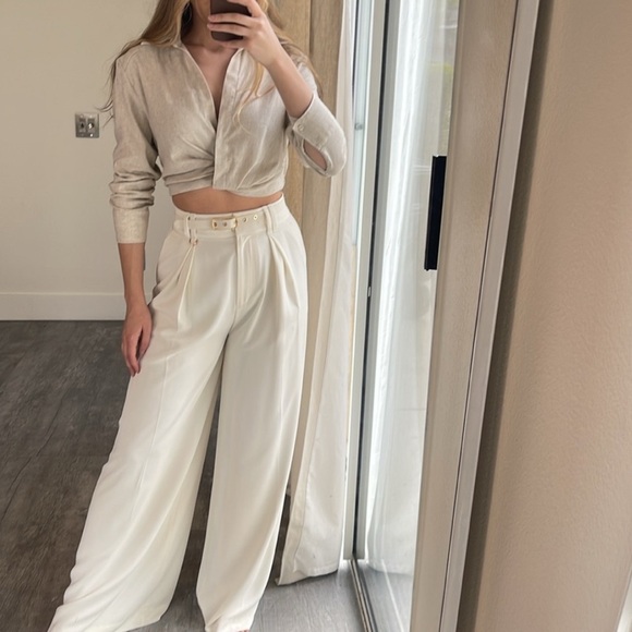 Zara linen blend top - Picture 7 of 15